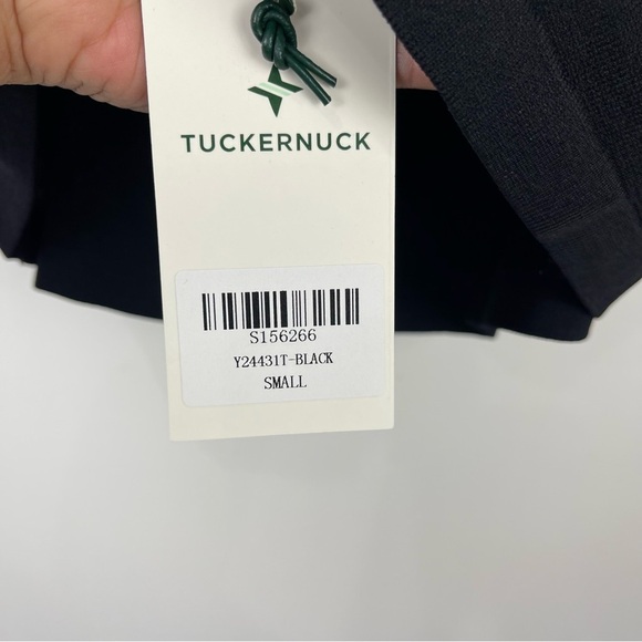 NEW Tuckernuck Nadia Halterneck Polo Shirt Black Sleeveless Size Small Preppy - Picture 6 of 9